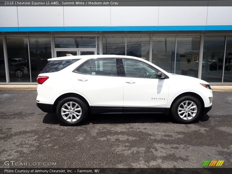 Summit White / Medium Ash Gray 2018 Chevrolet Equinox LS AWD