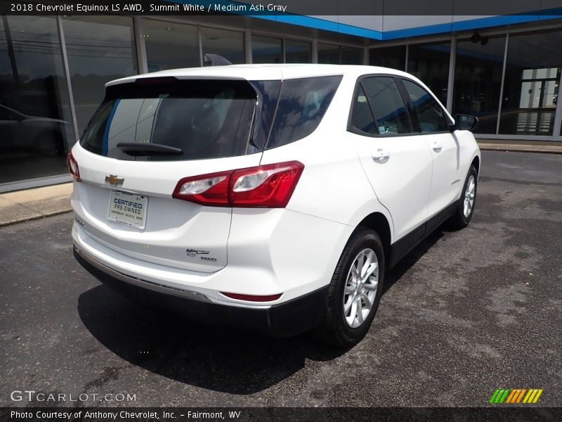 Summit White / Medium Ash Gray 2018 Chevrolet Equinox LS AWD