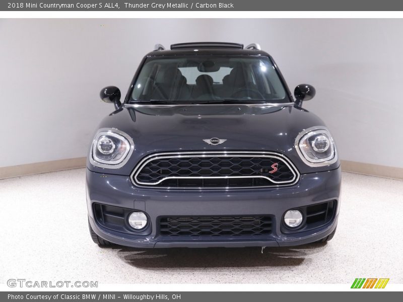 Thunder Grey Metallic / Carbon Black 2018 Mini Countryman Cooper S ALL4