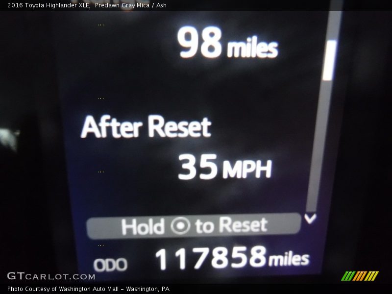 Predawn Gray Mica / Ash 2016 Toyota Highlander XLE