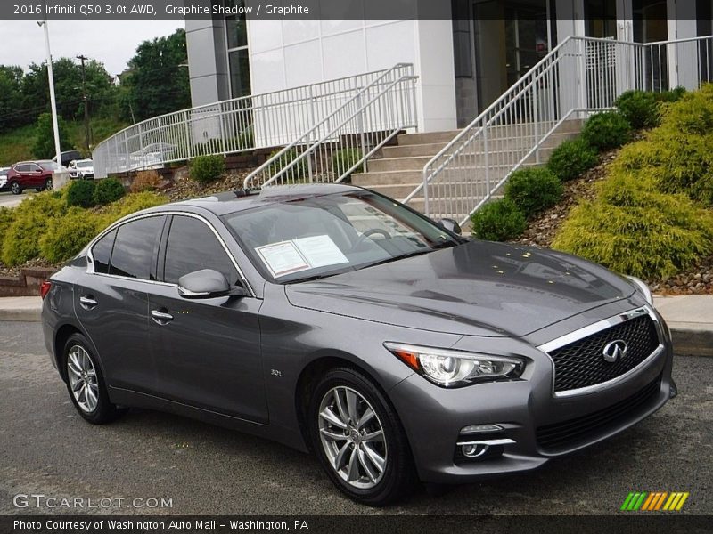 Front 3/4 View of 2016 Q50 3.0t AWD