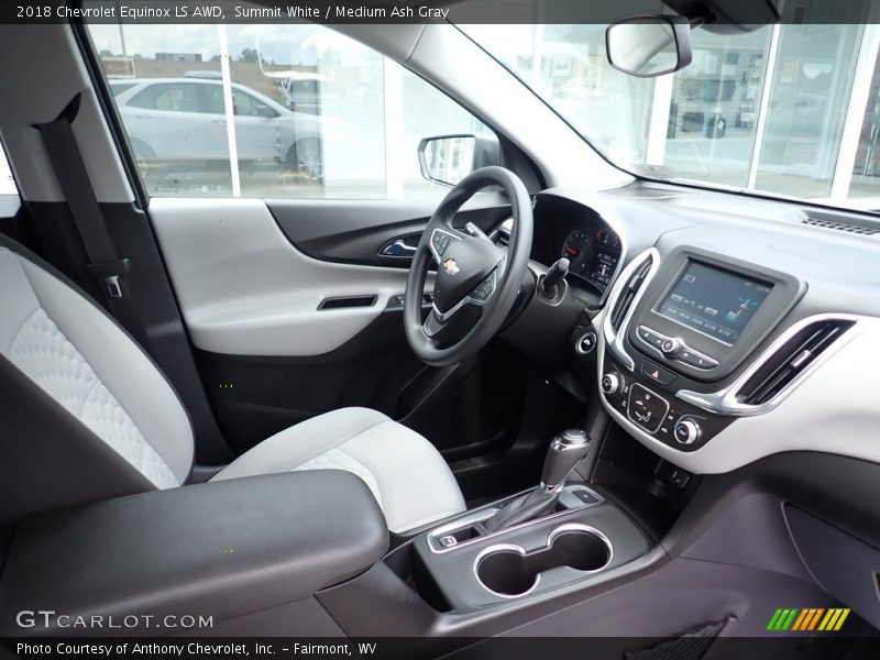 Summit White / Medium Ash Gray 2018 Chevrolet Equinox LS AWD