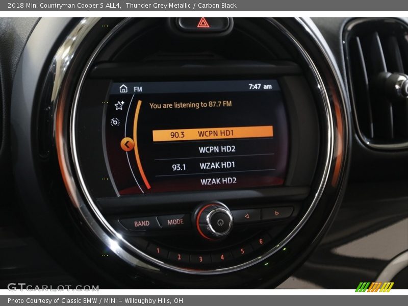 Thunder Grey Metallic / Carbon Black 2018 Mini Countryman Cooper S ALL4