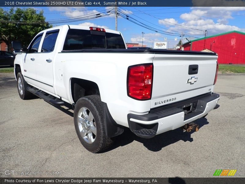 Summit White / Jet Black 2018 Chevrolet Silverado 2500HD LTZ Crew Cab 4x4