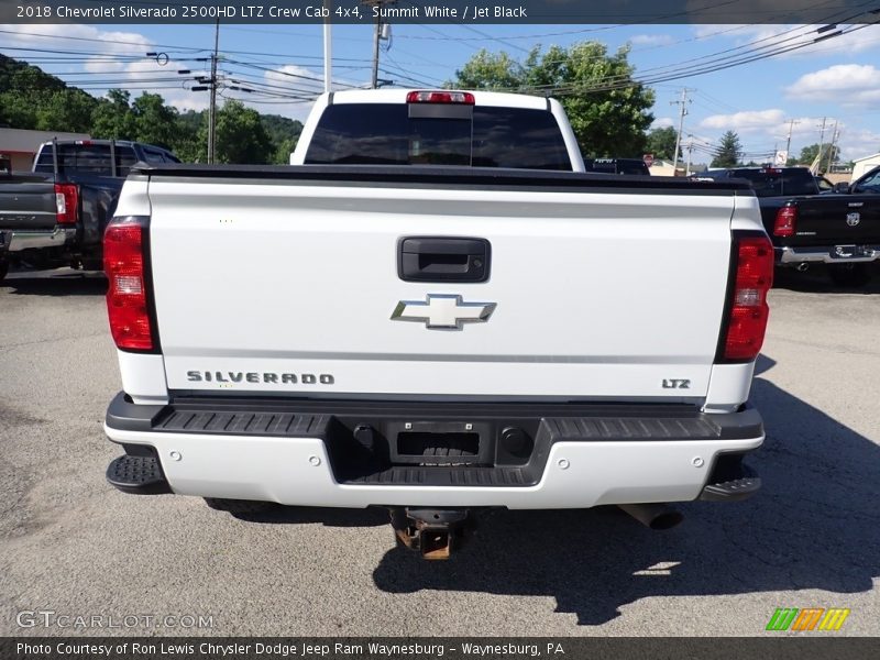 Summit White / Jet Black 2018 Chevrolet Silverado 2500HD LTZ Crew Cab 4x4