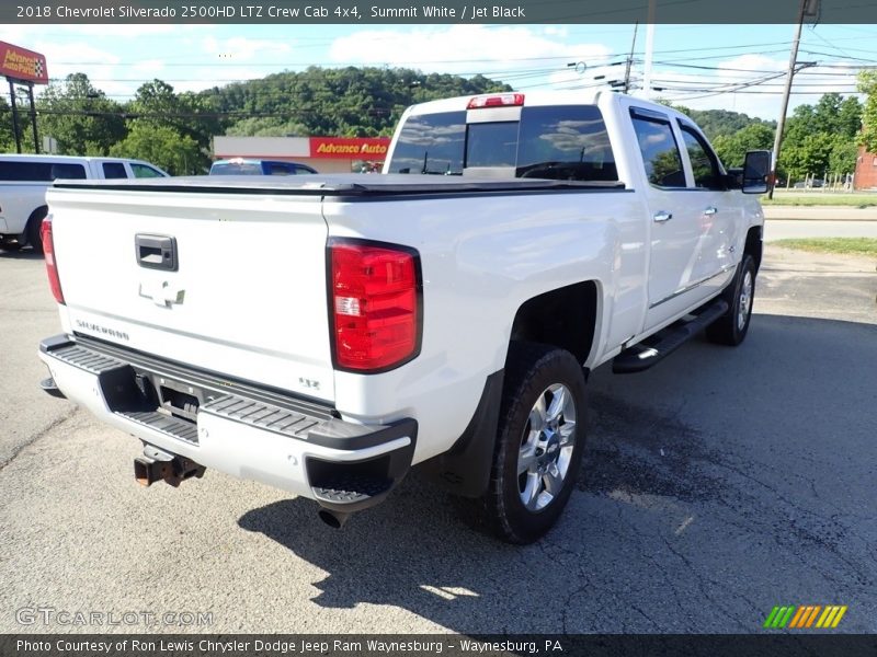 Summit White / Jet Black 2018 Chevrolet Silverado 2500HD LTZ Crew Cab 4x4