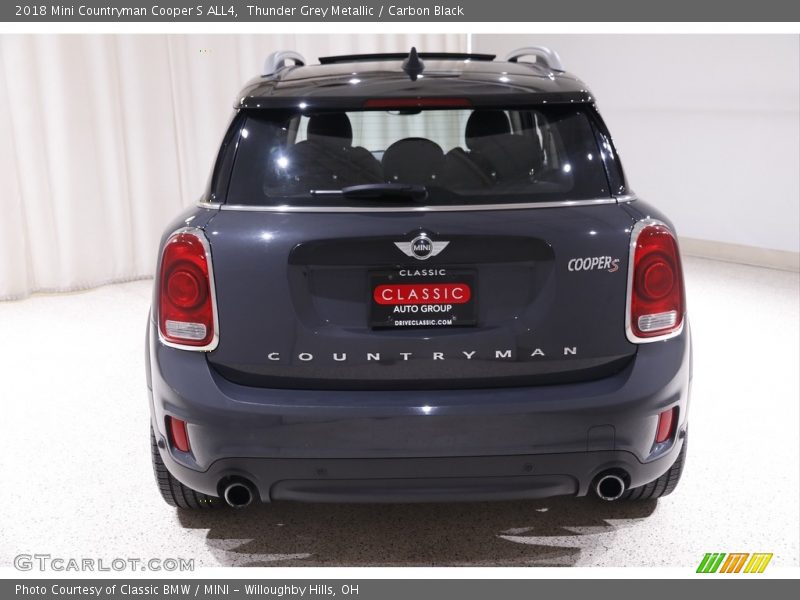 Thunder Grey Metallic / Carbon Black 2018 Mini Countryman Cooper S ALL4