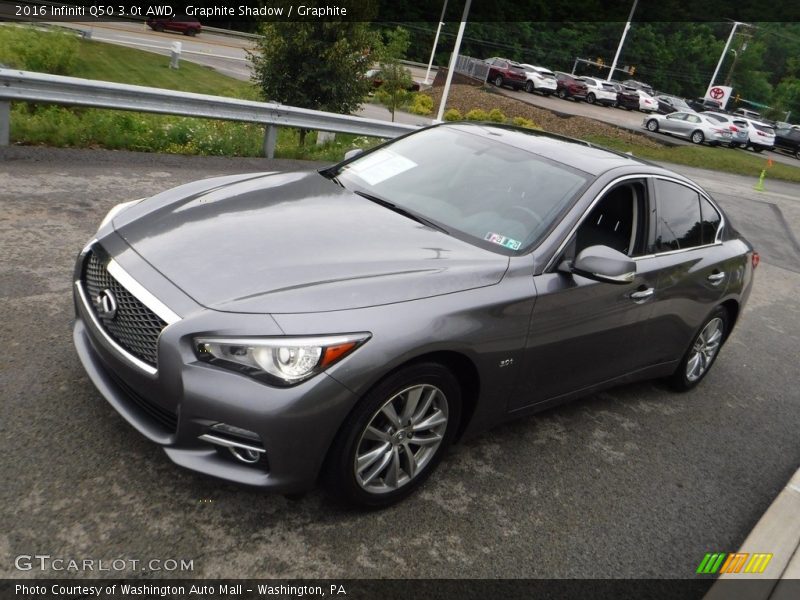 Graphite Shadow / Graphite 2016 Infiniti Q50 3.0t AWD