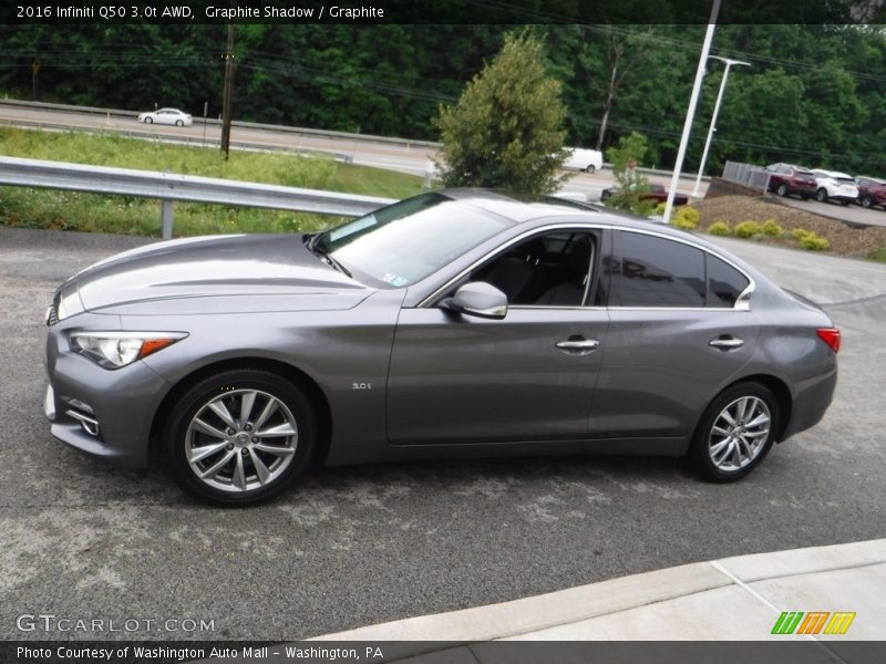 Graphite Shadow / Graphite 2016 Infiniti Q50 3.0t AWD