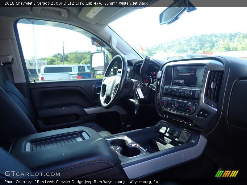 Summit White / Jet Black 2018 Chevrolet Silverado 2500HD LTZ Crew Cab 4x4