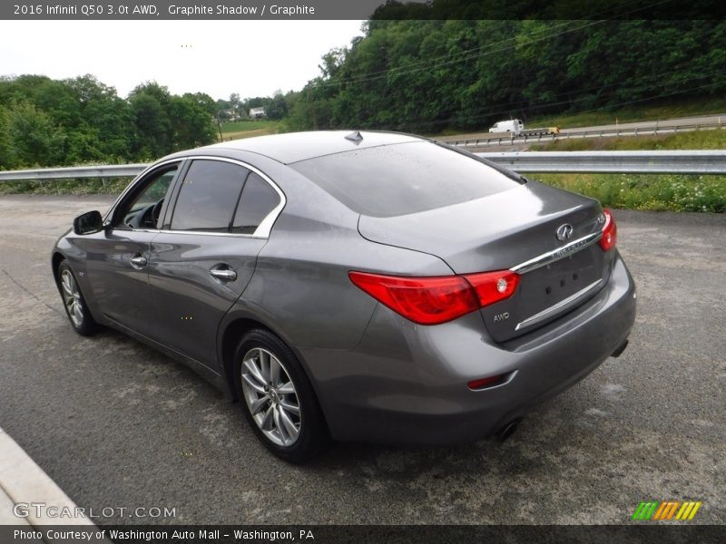 Graphite Shadow / Graphite 2016 Infiniti Q50 3.0t AWD
