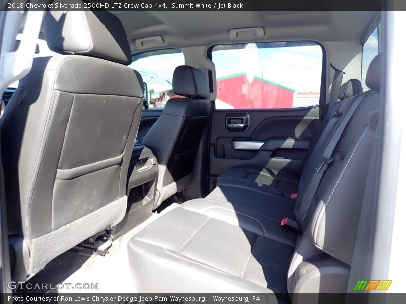 Summit White / Jet Black 2018 Chevrolet Silverado 2500HD LTZ Crew Cab 4x4