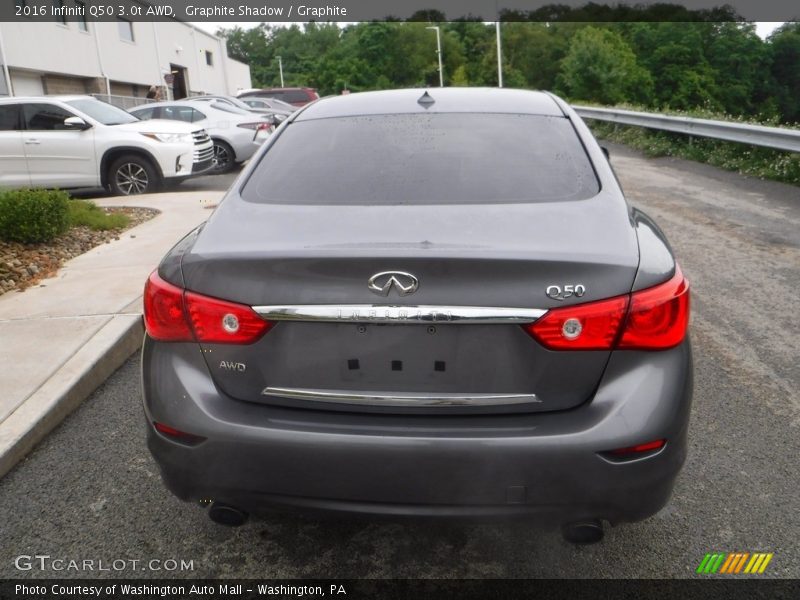 Graphite Shadow / Graphite 2016 Infiniti Q50 3.0t AWD