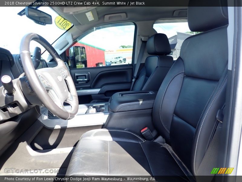Summit White / Jet Black 2018 Chevrolet Silverado 2500HD LTZ Crew Cab 4x4