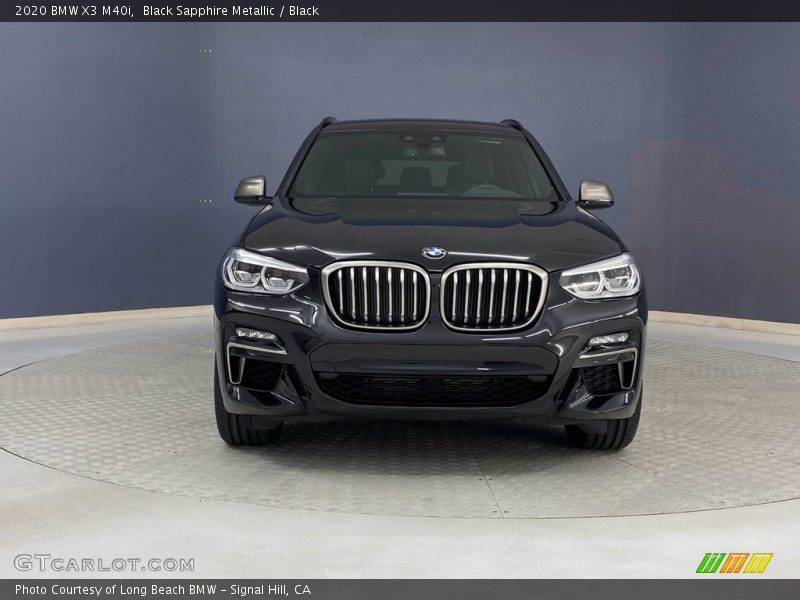 Black Sapphire Metallic / Black 2020 BMW X3 M40i
