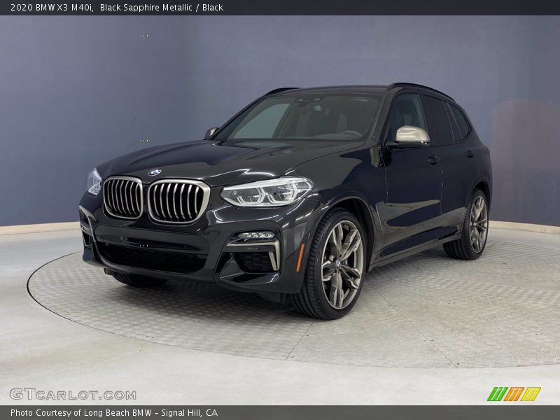 Black Sapphire Metallic / Black 2020 BMW X3 M40i