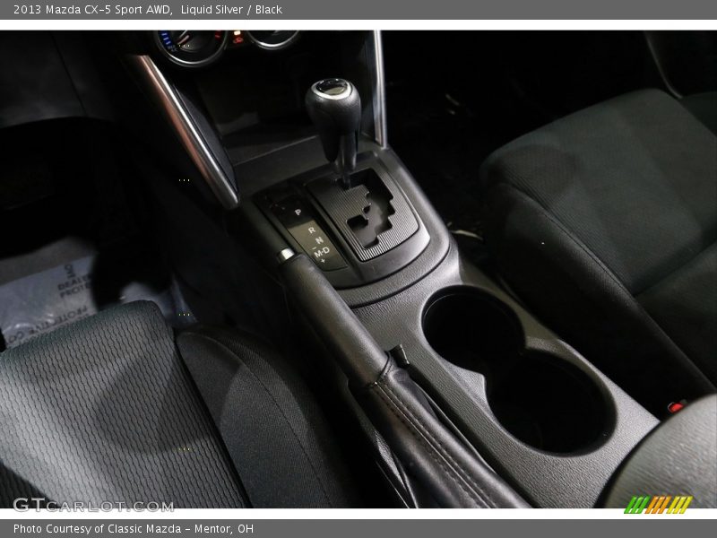 Liquid Silver / Black 2013 Mazda CX-5 Sport AWD