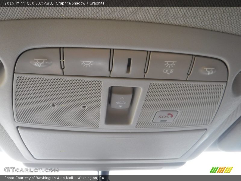 Graphite Shadow / Graphite 2016 Infiniti Q50 3.0t AWD