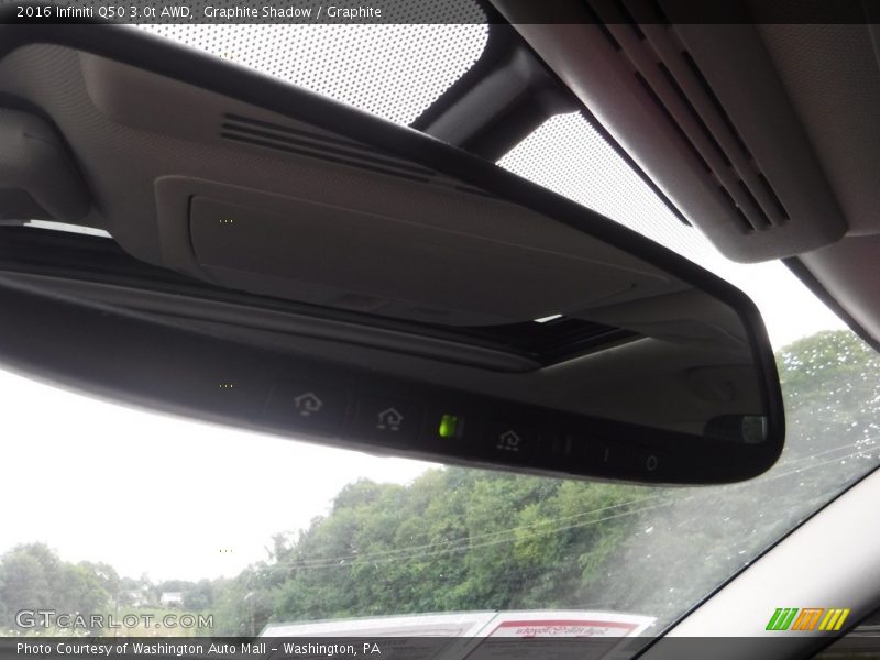Graphite Shadow / Graphite 2016 Infiniti Q50 3.0t AWD