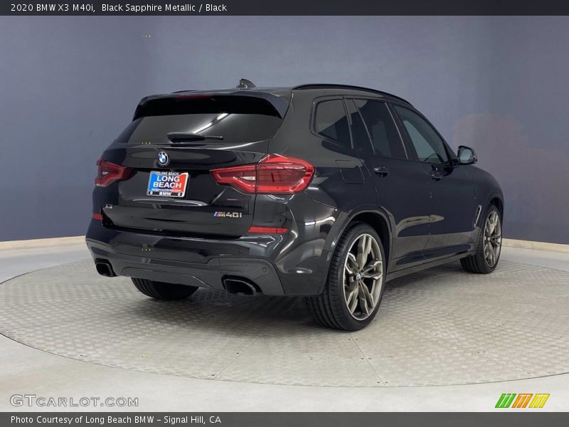 Black Sapphire Metallic / Black 2020 BMW X3 M40i