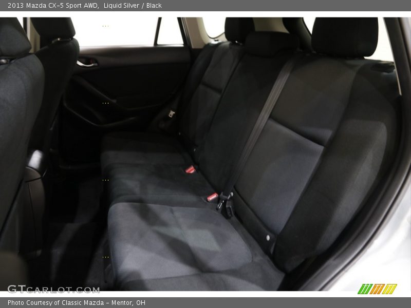 Liquid Silver / Black 2013 Mazda CX-5 Sport AWD