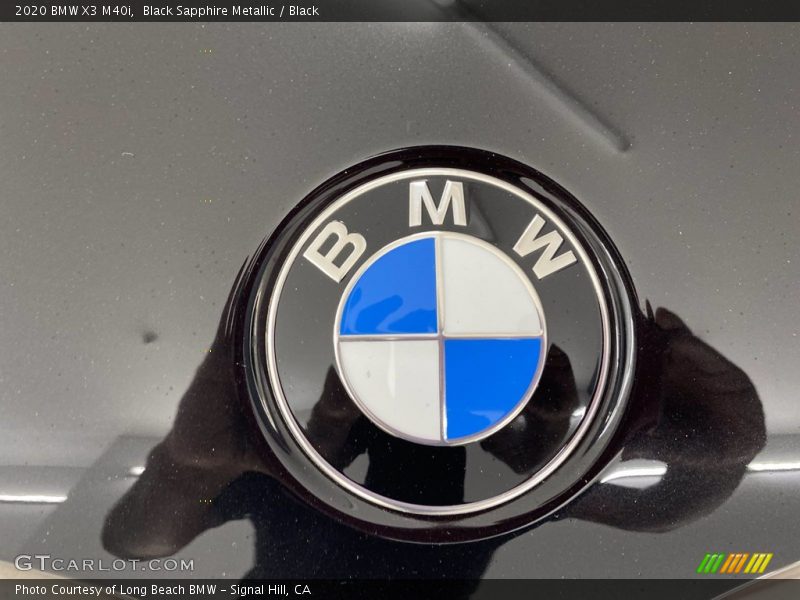 Black Sapphire Metallic / Black 2020 BMW X3 M40i