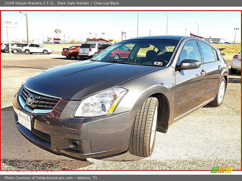 Dark Slate Metallic / Charcoal Black 2008 Nissan Maxima 3.5 SL