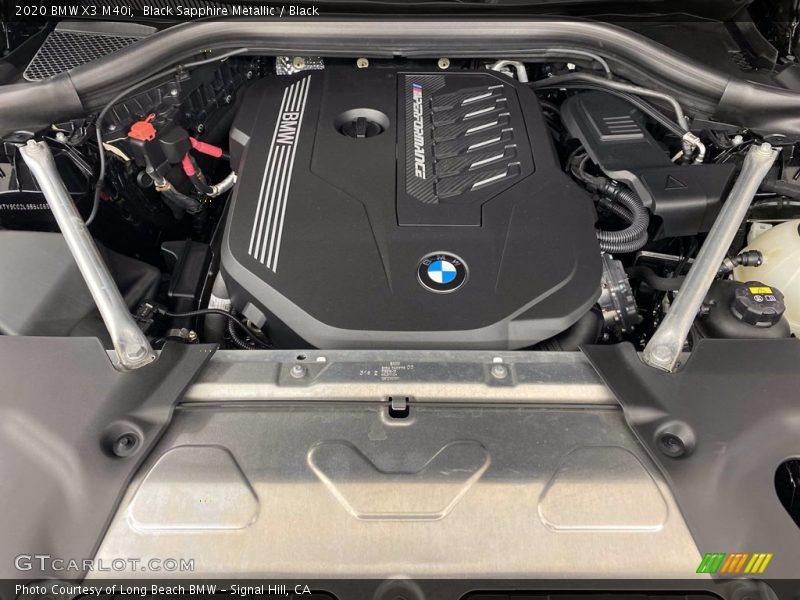 Black Sapphire Metallic / Black 2020 BMW X3 M40i