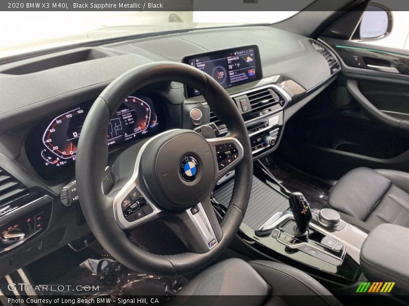 Black Sapphire Metallic / Black 2020 BMW X3 M40i