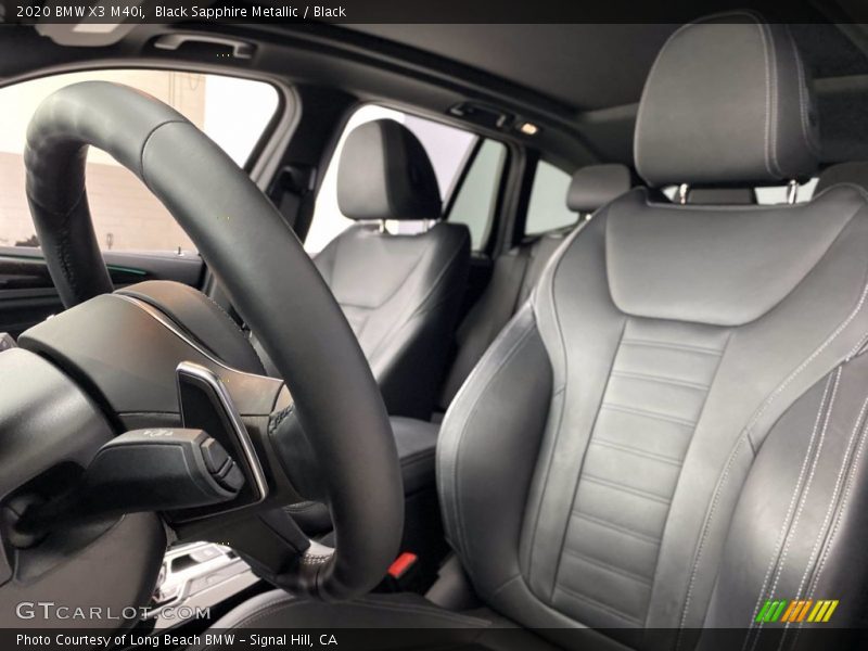 Black Sapphire Metallic / Black 2020 BMW X3 M40i