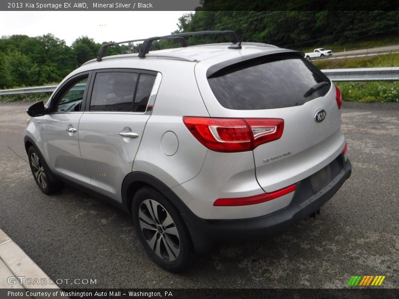 Mineral Silver / Black 2013 Kia Sportage EX AWD