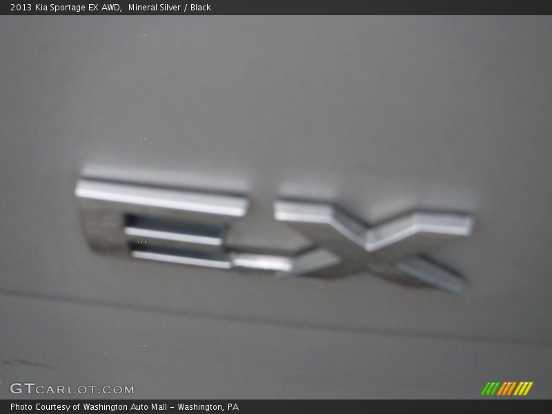 Mineral Silver / Black 2013 Kia Sportage EX AWD
