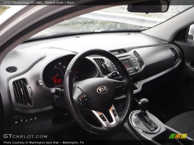 Mineral Silver / Black 2013 Kia Sportage EX AWD