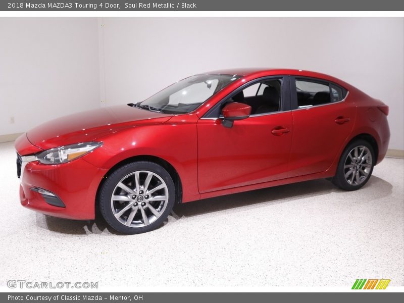 Soul Red Metallic / Black 2018 Mazda MAZDA3 Touring 4 Door