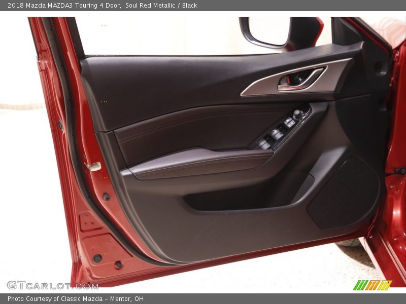 Soul Red Metallic / Black 2018 Mazda MAZDA3 Touring 4 Door