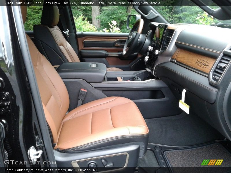 Front Seat of 2021 1500 Long Horn Crew Cab 4x4