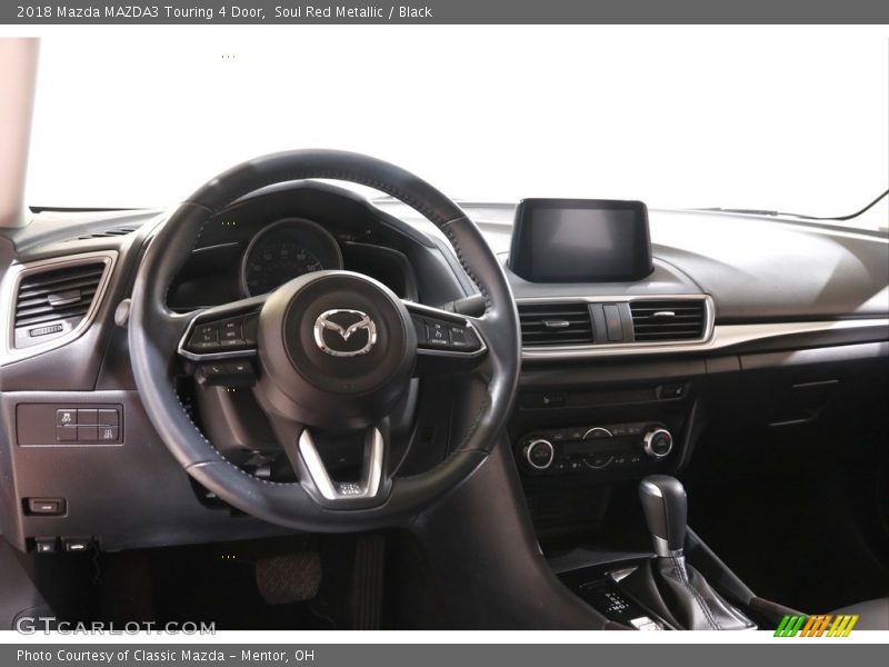 Soul Red Metallic / Black 2018 Mazda MAZDA3 Touring 4 Door