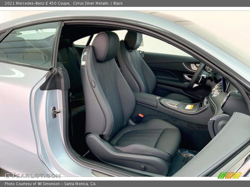 Cirrus Silver Metallic / Black 2021 Mercedes-Benz E 450 Coupe