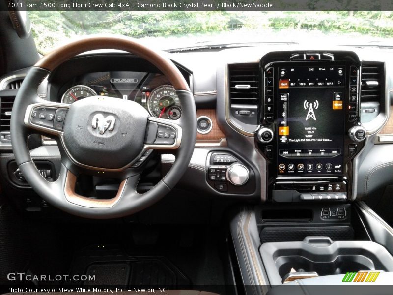 Dashboard of 2021 1500 Long Horn Crew Cab 4x4