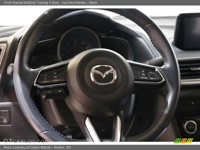 Soul Red Metallic / Black 2018 Mazda MAZDA3 Touring 4 Door