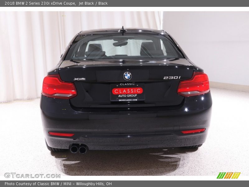 Jet Black / Black 2018 BMW 2 Series 230i xDrive Coupe