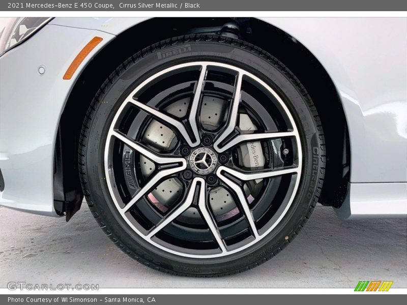 Cirrus Silver Metallic / Black 2021 Mercedes-Benz E 450 Coupe