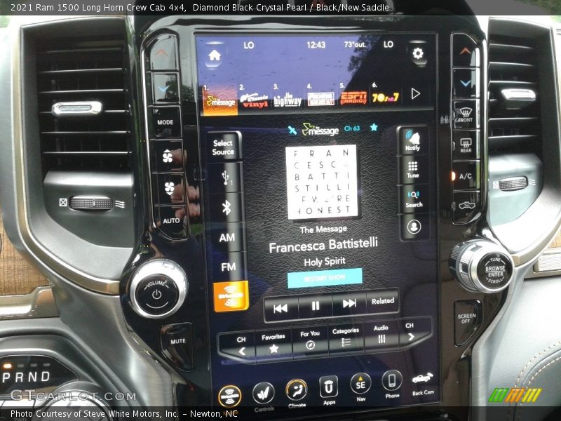 Controls of 2021 1500 Long Horn Crew Cab 4x4