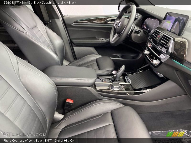 Black Sapphire Metallic / Black 2020 BMW X3 M40i