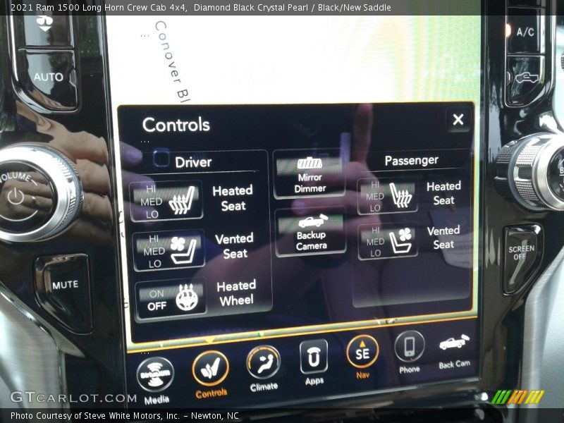 Controls of 2021 1500 Long Horn Crew Cab 4x4