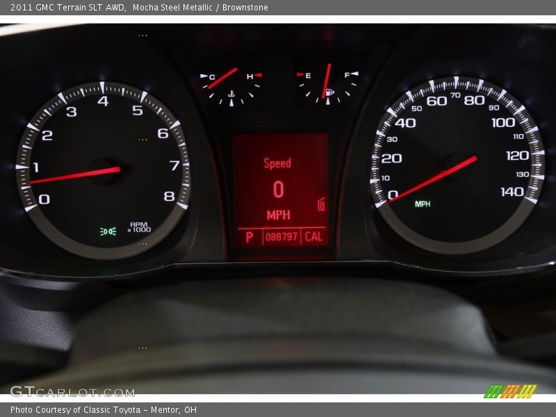 Mocha Steel Metallic / Brownstone 2011 GMC Terrain SLT AWD