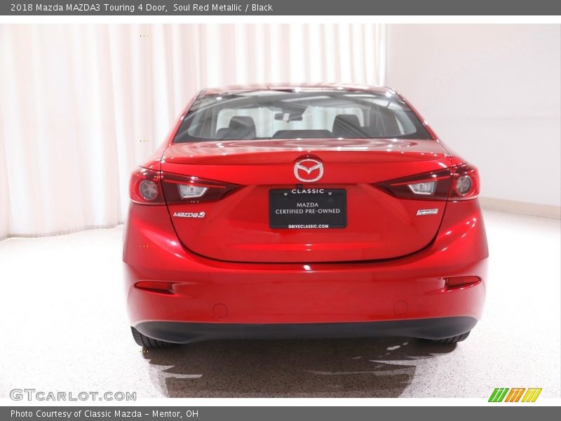 Soul Red Metallic / Black 2018 Mazda MAZDA3 Touring 4 Door