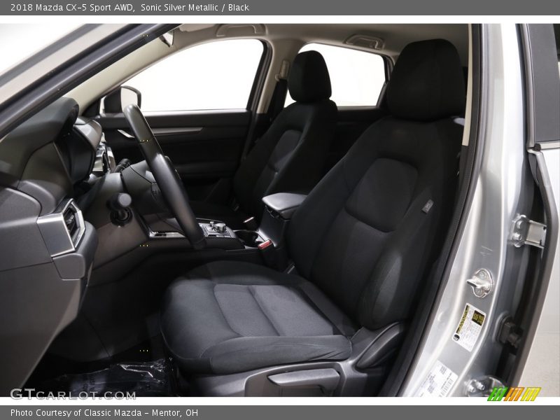 Sonic Silver Metallic / Black 2018 Mazda CX-5 Sport AWD