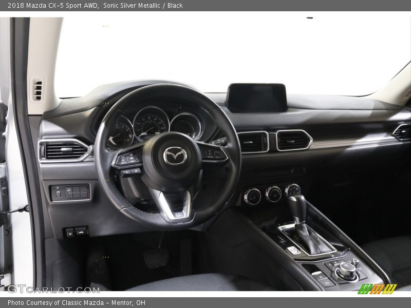Sonic Silver Metallic / Black 2018 Mazda CX-5 Sport AWD