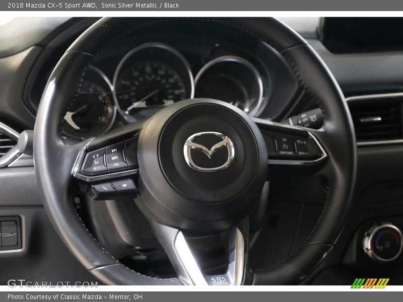 Sonic Silver Metallic / Black 2018 Mazda CX-5 Sport AWD